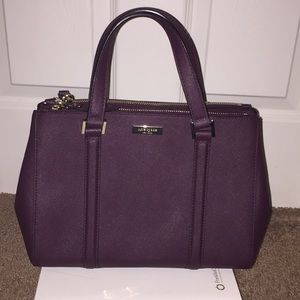 Kate Spade Medium Satchel/Crossbody in Maroon